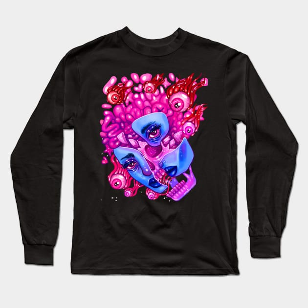 Trapped Long Sleeve T-Shirt by Bethaliceart